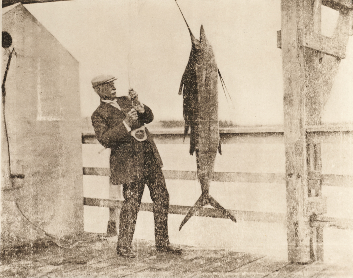 Henry Flagler with Fish