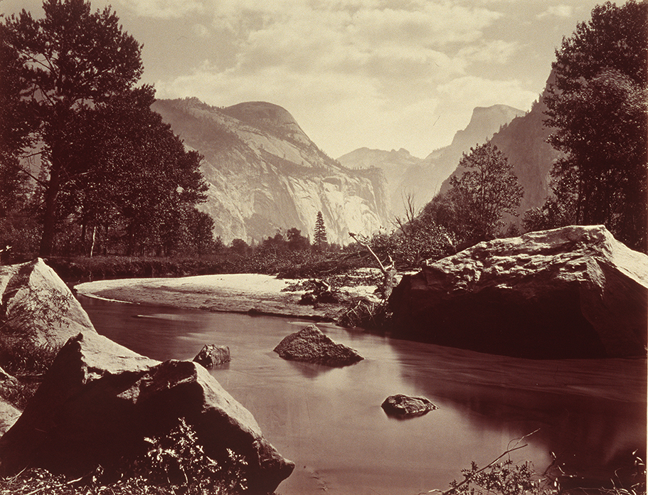 The domes from Merced River by MuybridgeGeorge Eastman House Collection