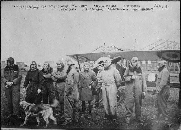 Prince and members of the Lafayette Escadrille web Prince and members of the Lafayette Escadrille web