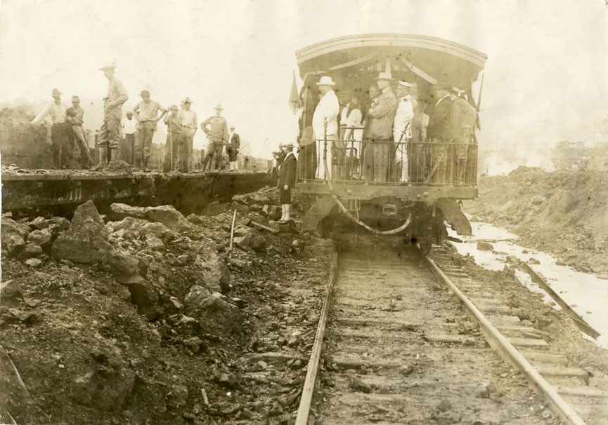 Roosevelt at Culebra Cut 1906 A2012 Roosevelt at Culebra Cut 1906 A2012